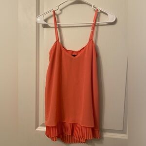 White House Black Market Coral Blouse, size XXS